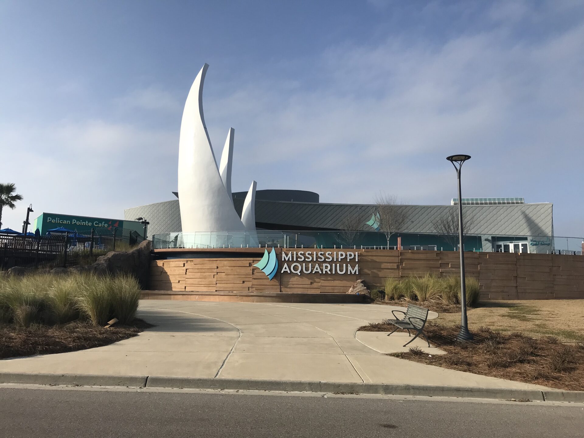 Mississippi Aquarium outdoor sign