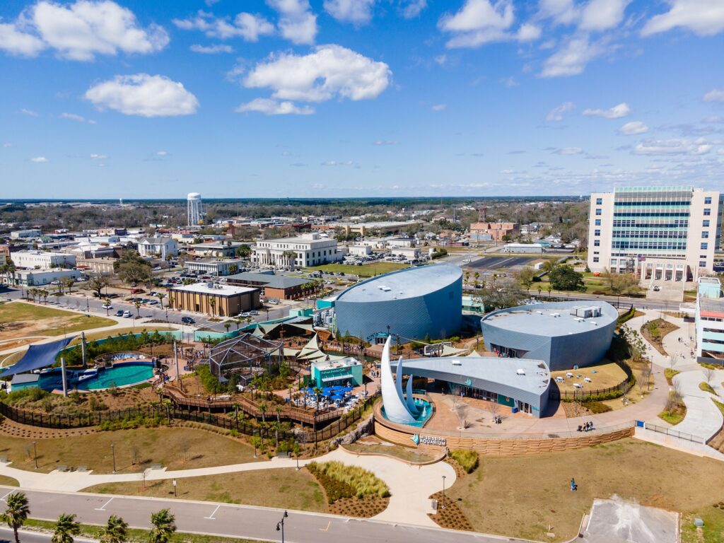 Mississippi Aquarium overhead