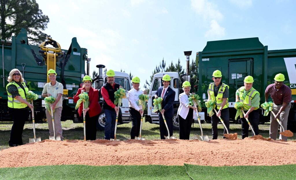 Waste Management Fort Walton groundbreaking