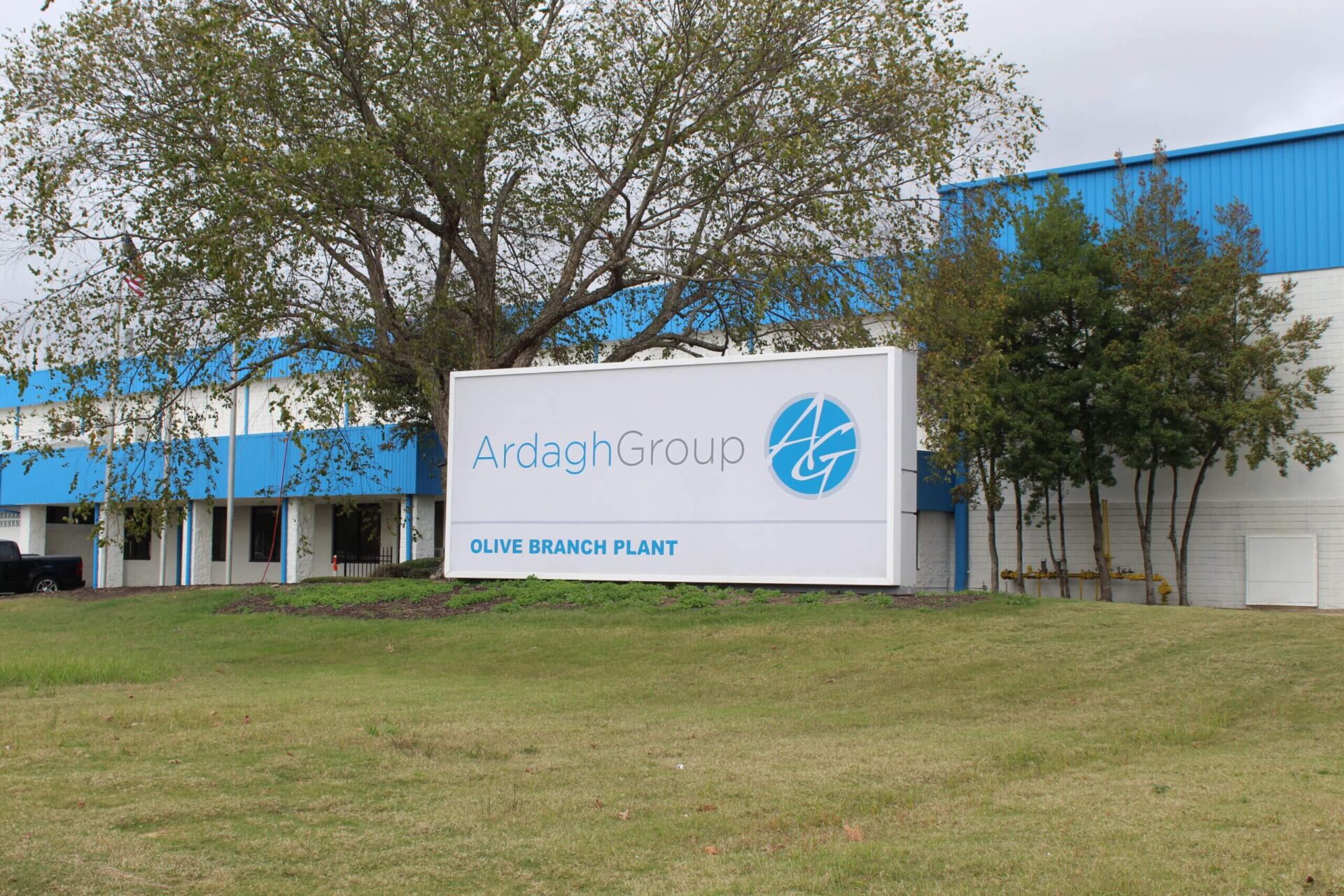 Ardagh Group Olive Branch plant sign