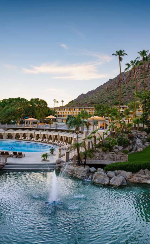 The Phoenician Scottsdale outdoor fountain 2